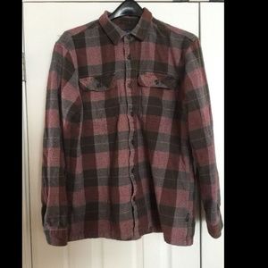 Patagonia Fjord Mens Large Flannel Button Shirt